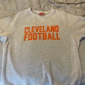Homage Cleveland Browns short sleeved sweatshirt M